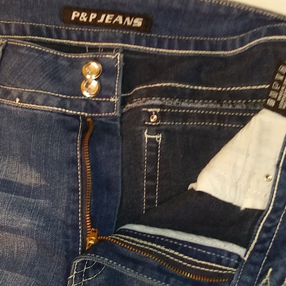 P&P JEANS Women Blue Jean Size: 15/16 NWOT - Picture 6 of 15